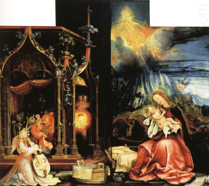 Isenheim Altar Allegory of the Nativity, Matthias  Grunewald